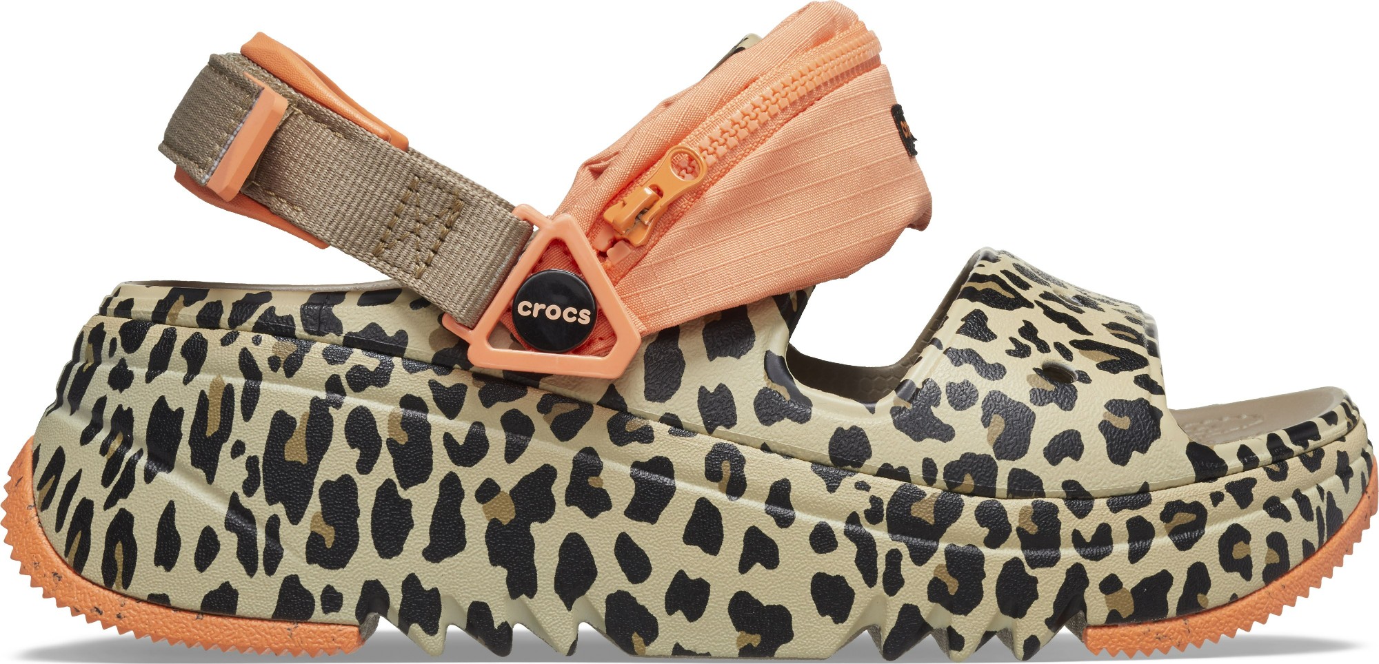 leopard crocs sandals